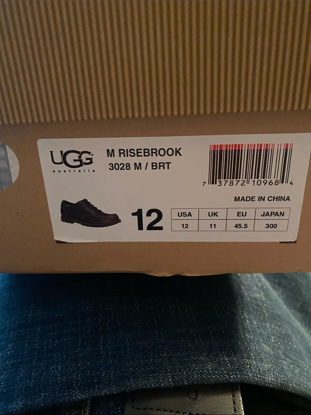 UGG Risebrook Men's Oxfords - Dark Brown